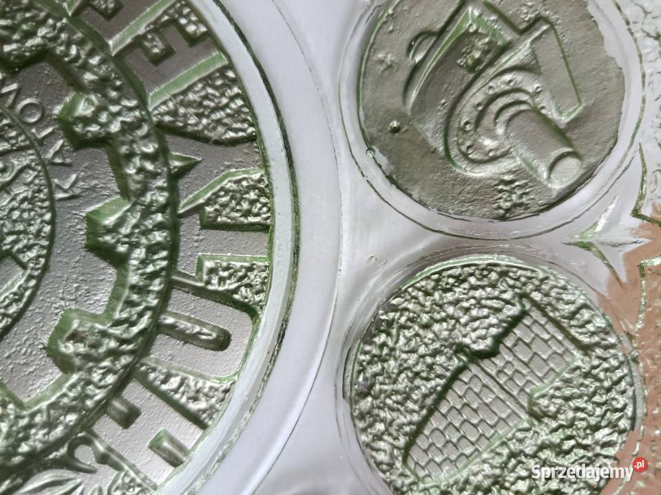 Talerz okolicznościowy huta Ferrum Ząbkowice PRL Choszczno