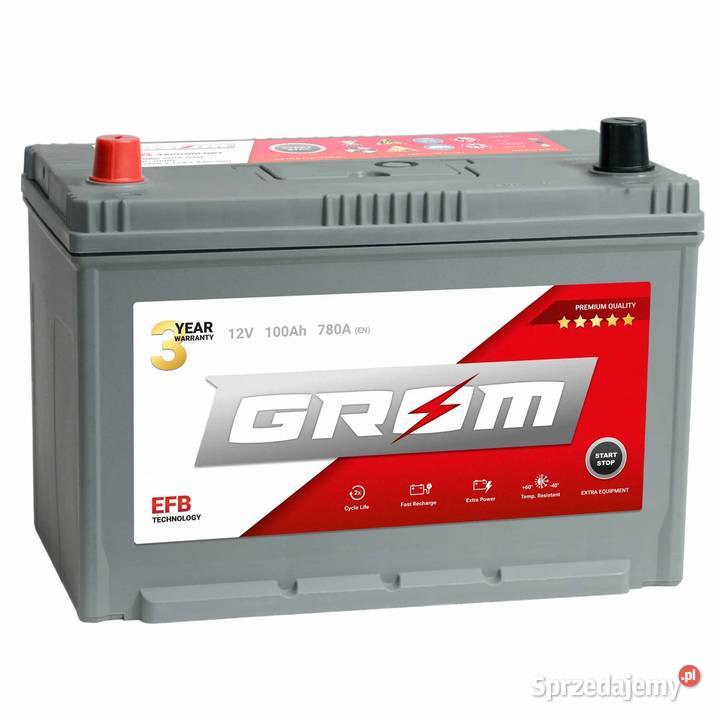 Akumulator GROM EFB STARTSTOP 100Ah 780A EN Gorzów Wielkopolski