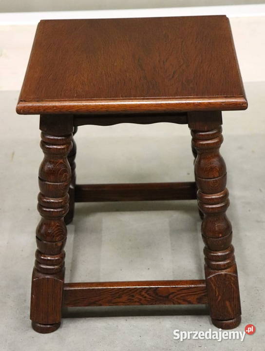 Piękny Stary Zydelek Taboret Stolik Kwietnik Meble sprzedam