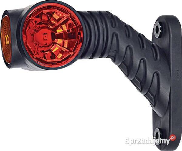 Lampa obrysowa LED lewa 0714W 1224V biała Kamionna
