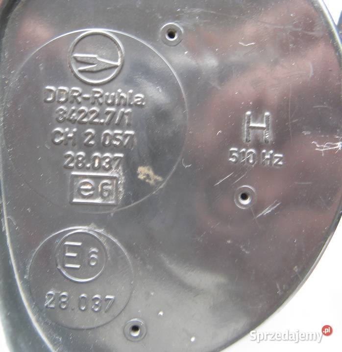 Klakson 2 tonowy Ruhla DDR 84227 CH 2 057 Dąbrowa Górnicza