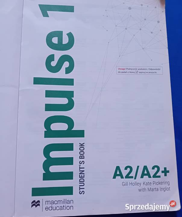 Impulse 1 Students Book A2A2 Macmillan Education Koźminek