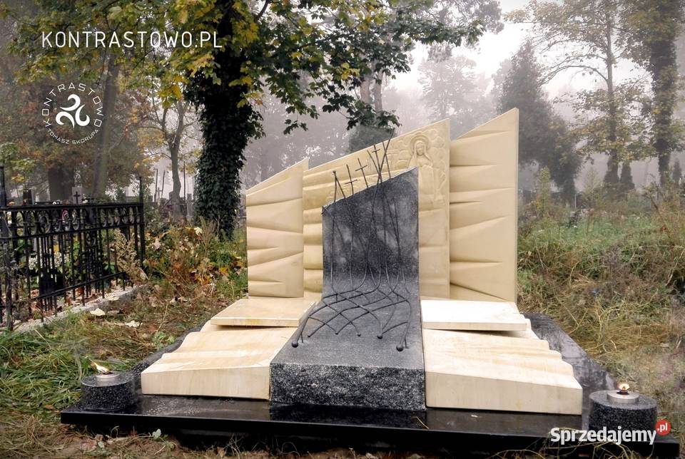 Personalizowany NAGROBEK artystyczny rzeźbiarski