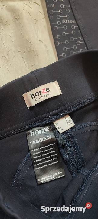 Bryczesy legginsy jeździeckie silikonowy lej Jasień sprzedam
