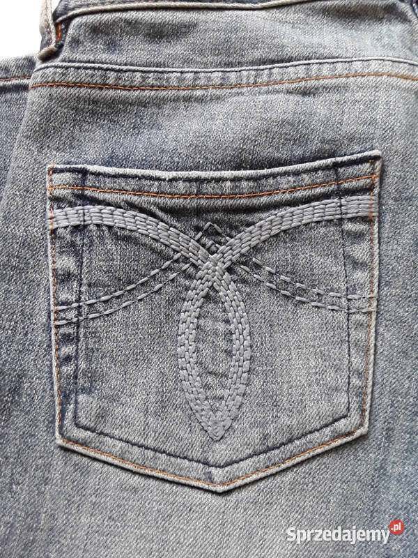 Spodnie jeans r 834R z rozszerzoną nogawką Oasis Warszawa sprzedam