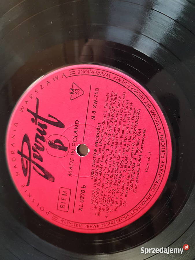 1000 taktów młodości płyta winylowa Poznań