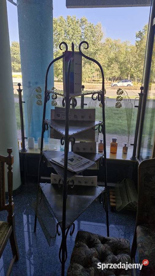 Półka mosiężna elegancka ozdobna antyk