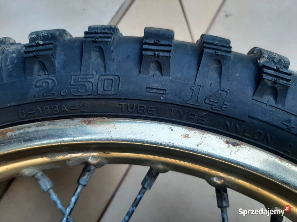 Suzuki DS 80 JR felga przednia 14 opona 25014 mazowieckie Sieciechów