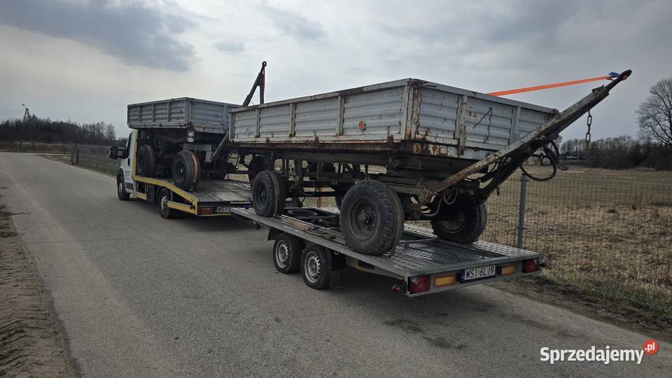 Przyczepa wywrotka d47 zarejestrowana d 732 4000kg Siedlce