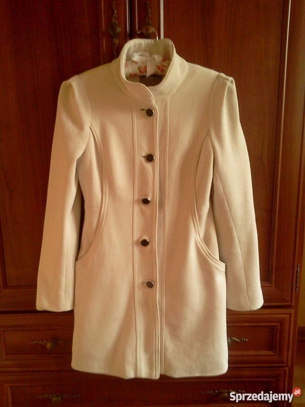 płaszcz ecru Orsay 34XS Sosnowiec