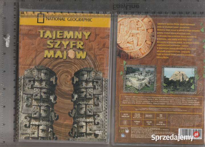 Tajemny szyfr Majów National Geographic DVD Pruszków