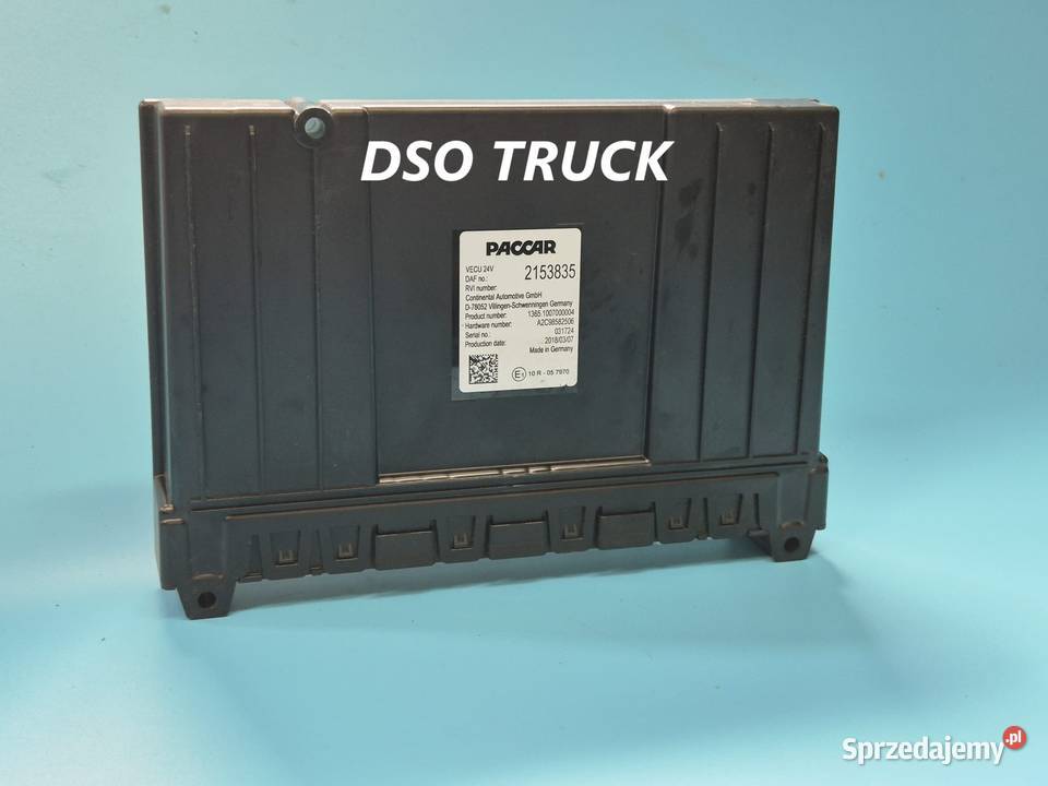 PACCAR Sterownik Modul VECU 2153835 DAF XF CF Zawichost