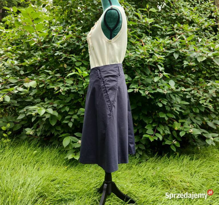 Granatowa spódnica Mar OPolo midi 34 XS 36 S Szczecin