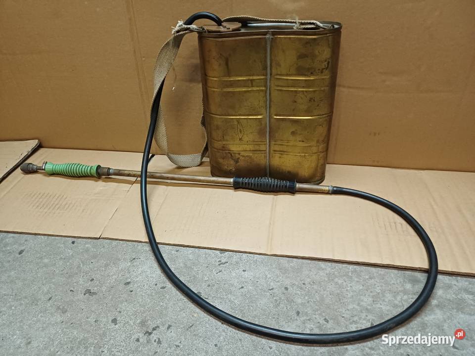 Opryskiwacz ręczny miedziany stary PRL Gdańsk sprzedam