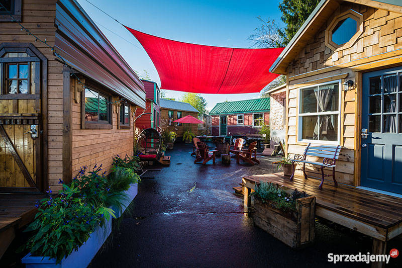 Mobilna Kawalerka całoroczna Tiny House blacha
