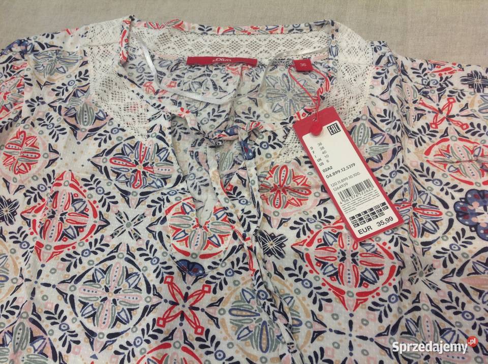 Bluzka Damska sOliver r 36 nowa Viscose100 Nowa Sól