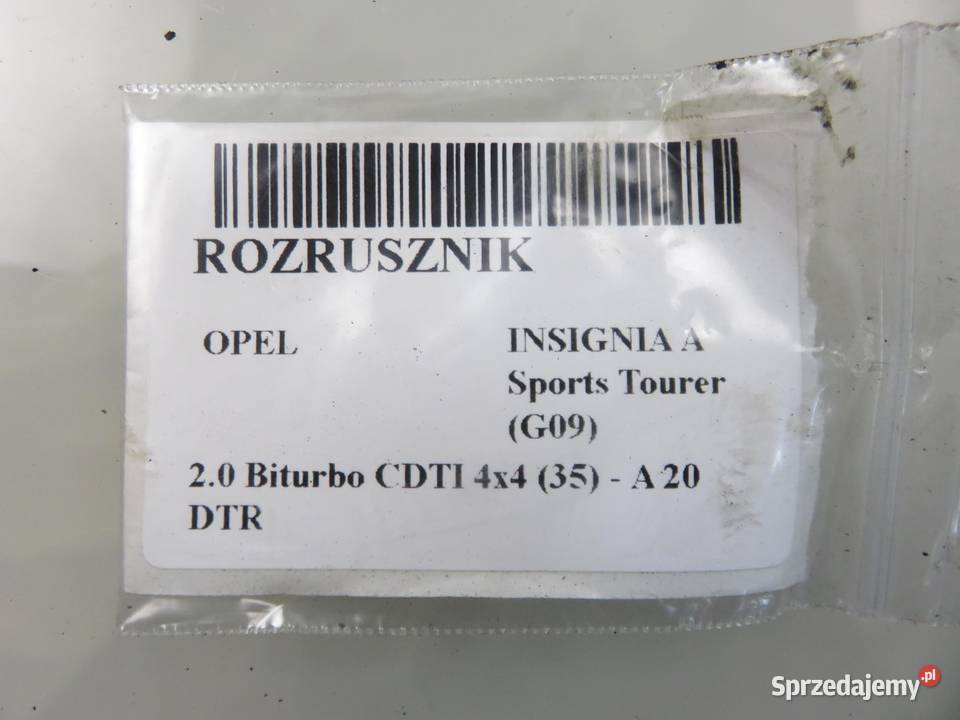 ROZRUSZNIK OPEL INSIGNIA A 20 CDTI 55585237
