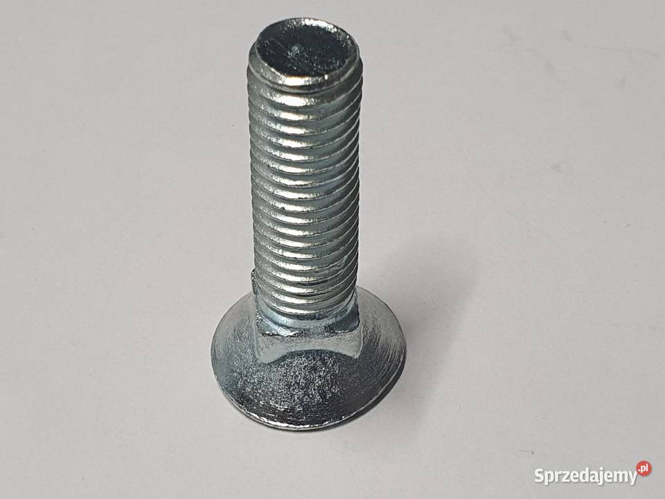 Śruba płużna M12x45 z łbem stożkowym owalnym z lubelskie