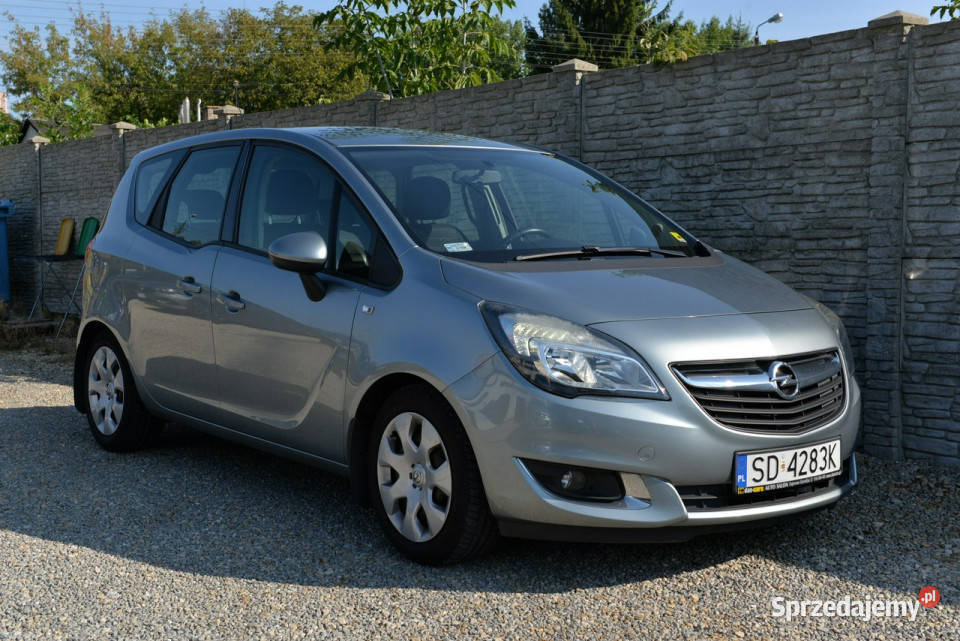 Opel Meriva 14 100 Klima LED Alufelgi Koła wielofunkcyjna kierownica śląskie Dąbrowa Górnicza