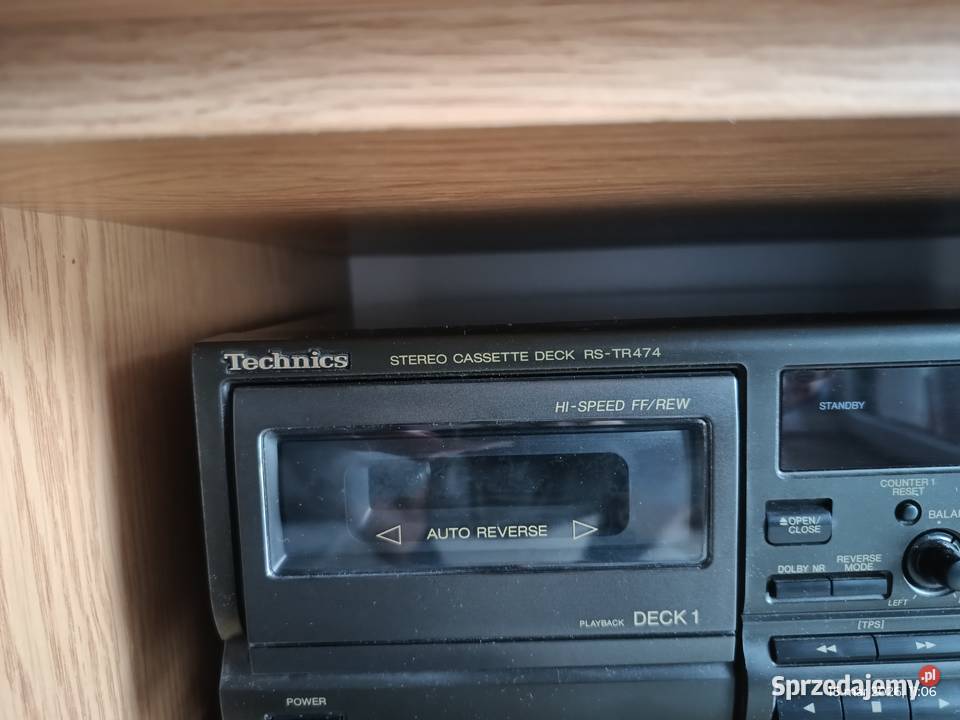 Magnetofon 2 kasetowy Technics RS TR 474 Wronki
