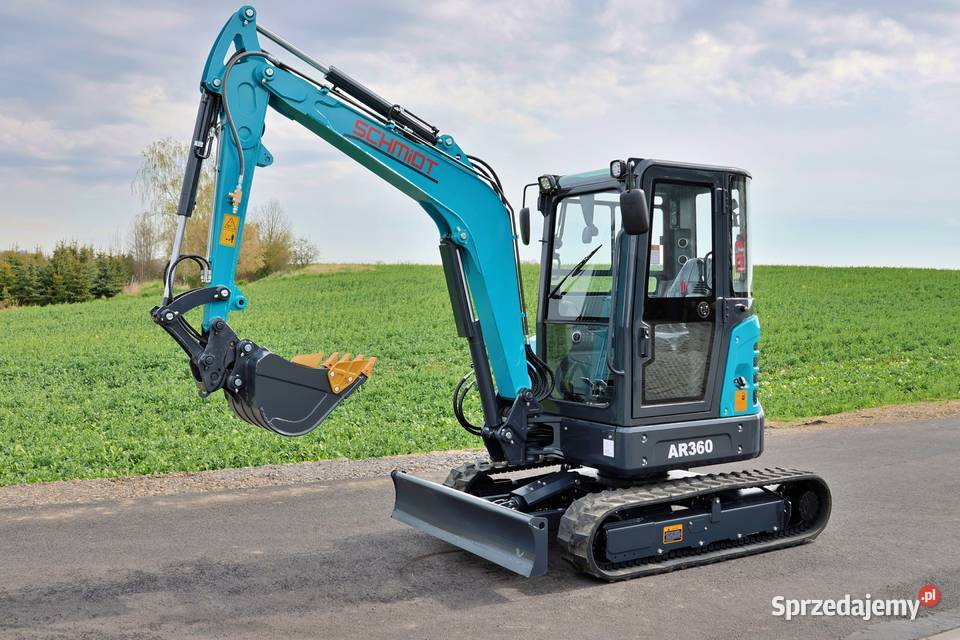 Minikoparka 38t SCHMIDT AR360 Kubota D1703 Klima nie Legnica