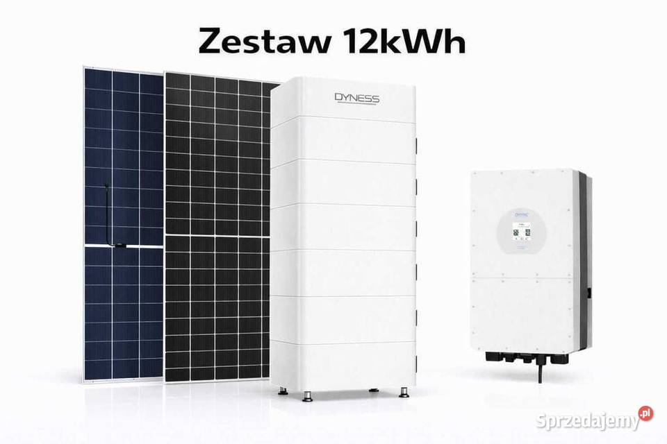 Zestaw budżetowy 12kWh HV panele inwerter 3 fazy