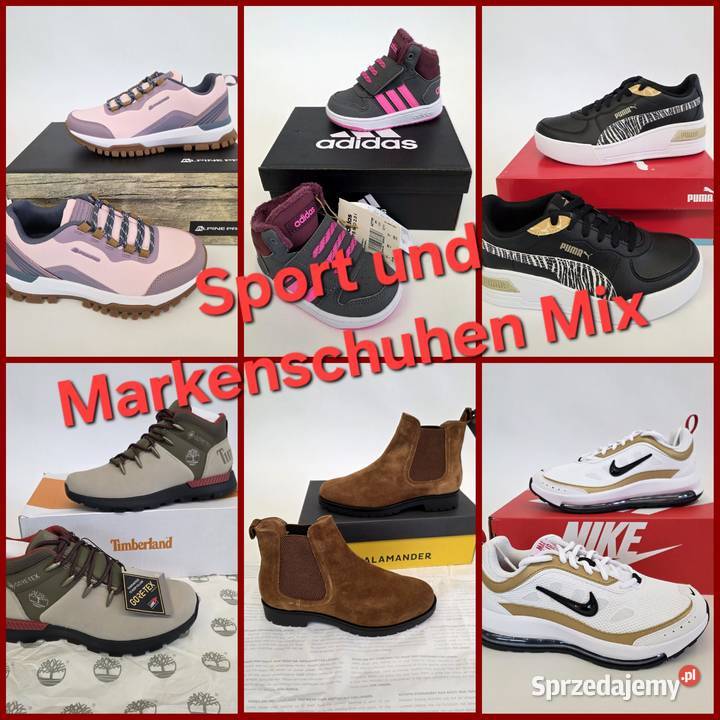 Mix sportowego i markowego obuwia Adidas Nike Adidas Warszawa