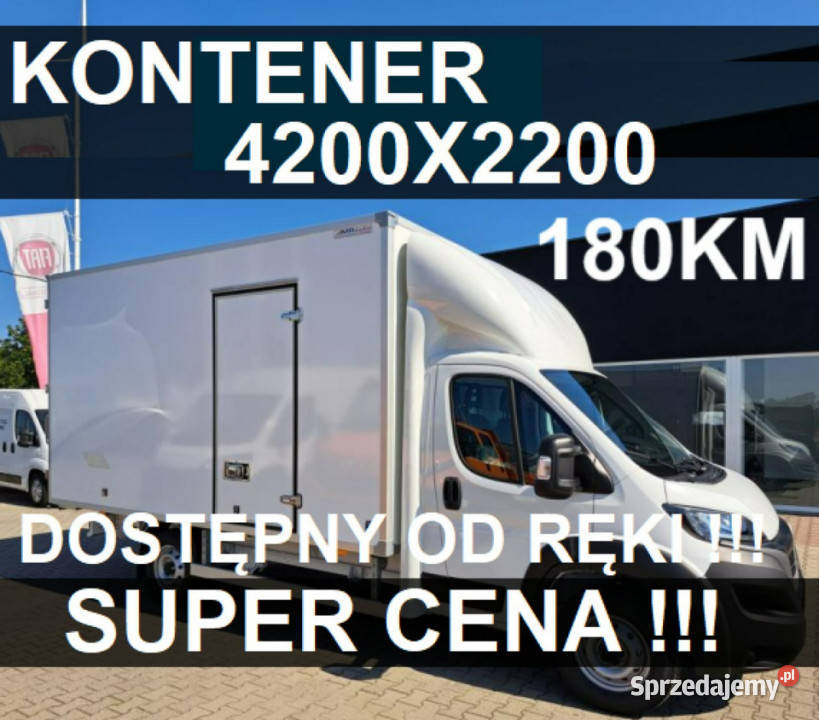 Fiat Ducato L3 180 Kontener 4200x2200 180 Niska komputer pokładowy Szczecinek