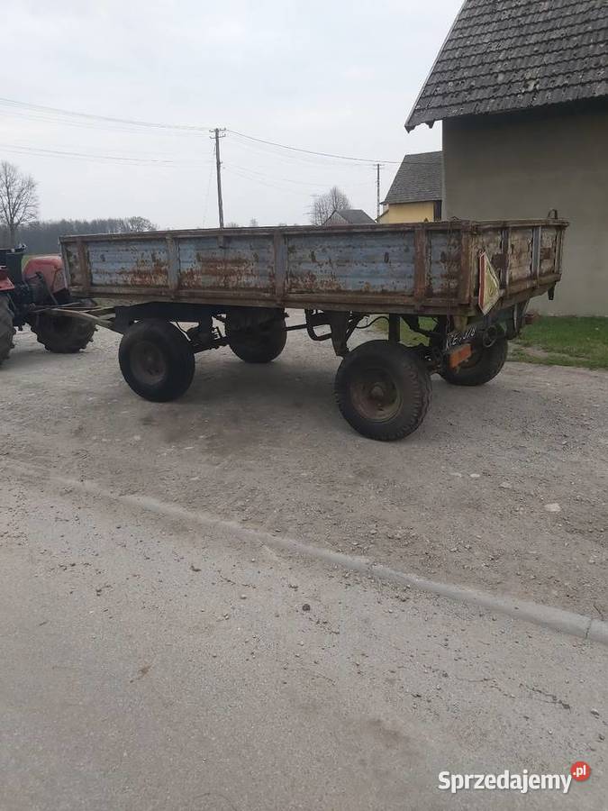 Przyczepa sanok d 46 Przyczepy rolnicze małopolskie Jawiszowice