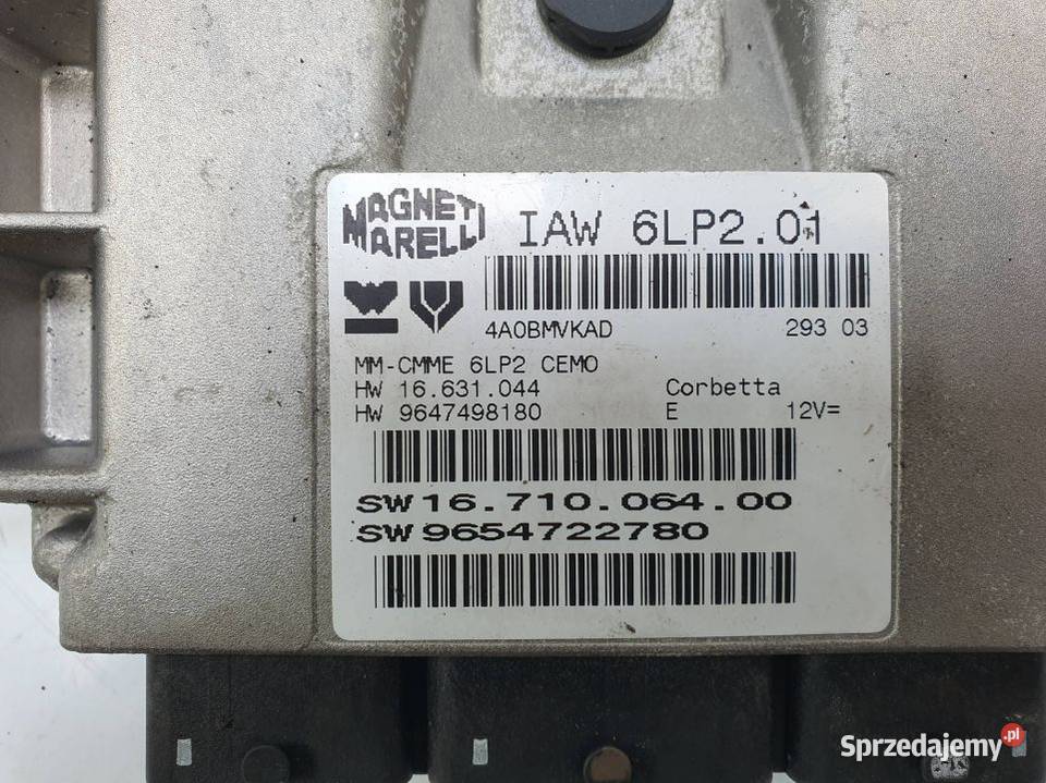 MODUŁ PEUGEOT 307 9654722780 Lipno