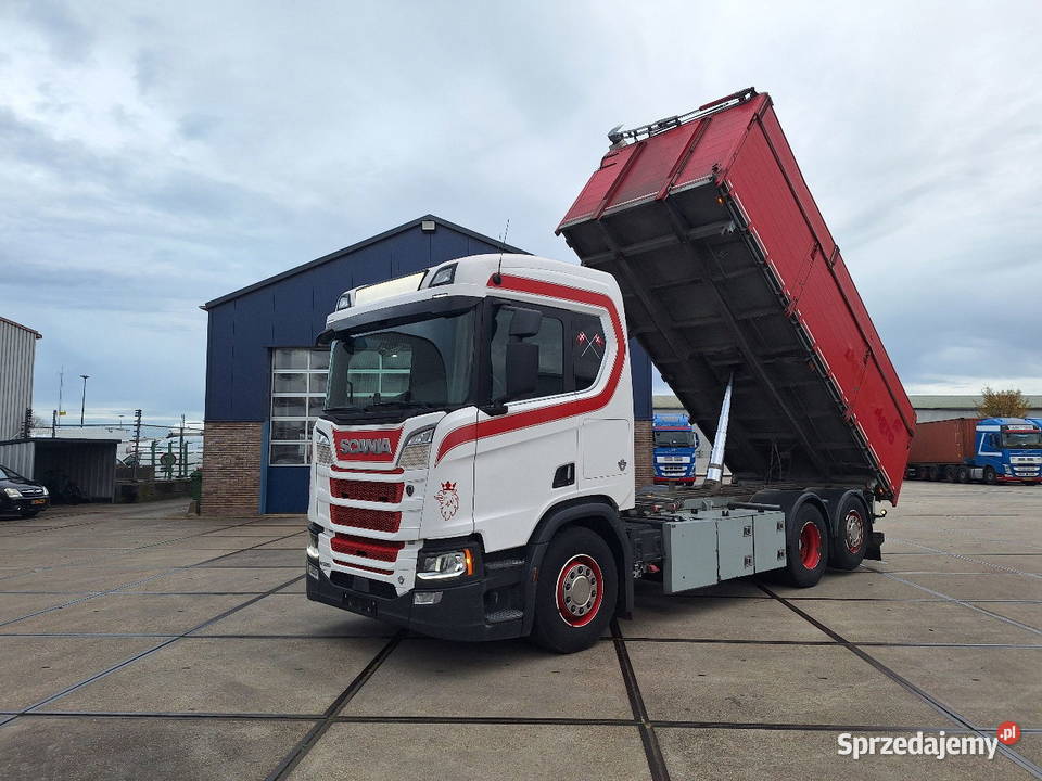 Wywrotka do sypkich do zboza Scania Warszawa