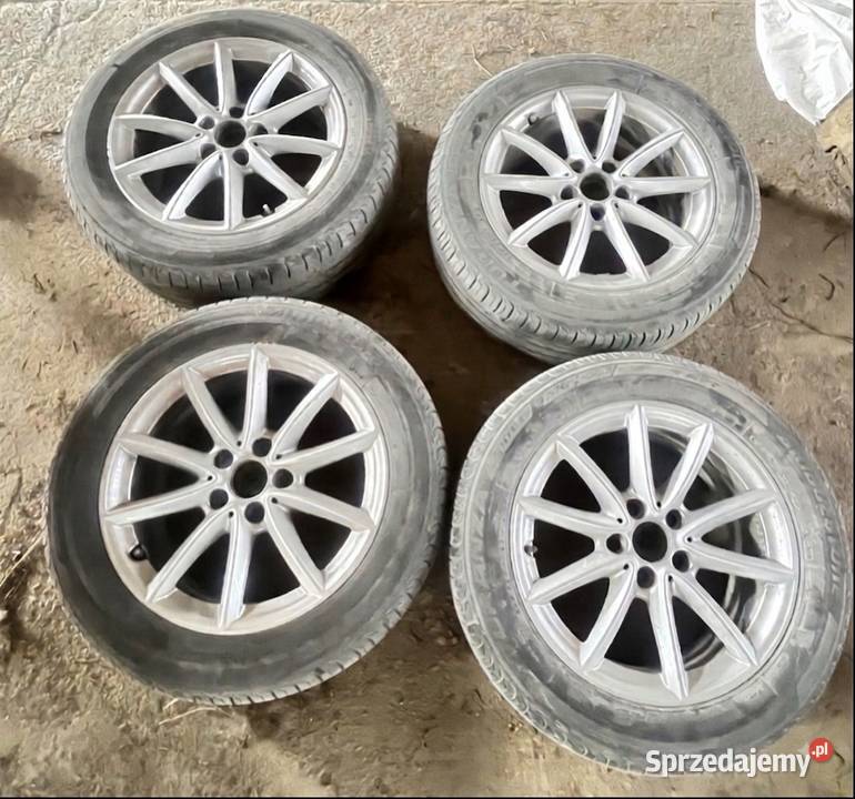 Felgi 17 5x112 z oponami bridgestone Samochodowe Suwałki