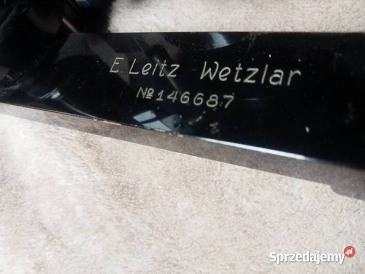 Mikroskop Leitz Wetzlar etui stara Leica 1913r mazowieckie Grójec
