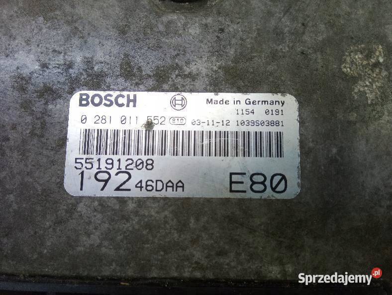 STEROWNIK SILNIKA 0281011552 Fiat Stilo I 19 JTD
