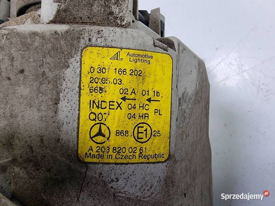 LAMPA PRAWA PRZÓD MERCEDES BENZ C 220 CDI KOMBI Lipno