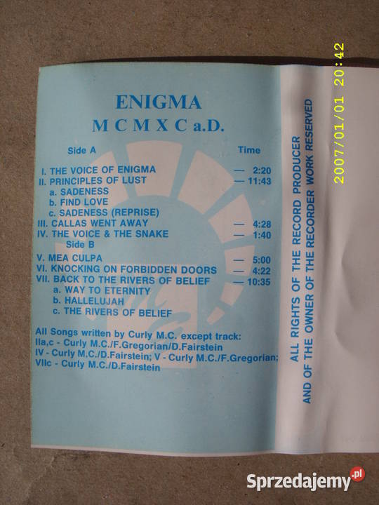 ENIGMAMCMXC aDKASETA elektro elektroniczna dolnośląskie Wołów sprzedam