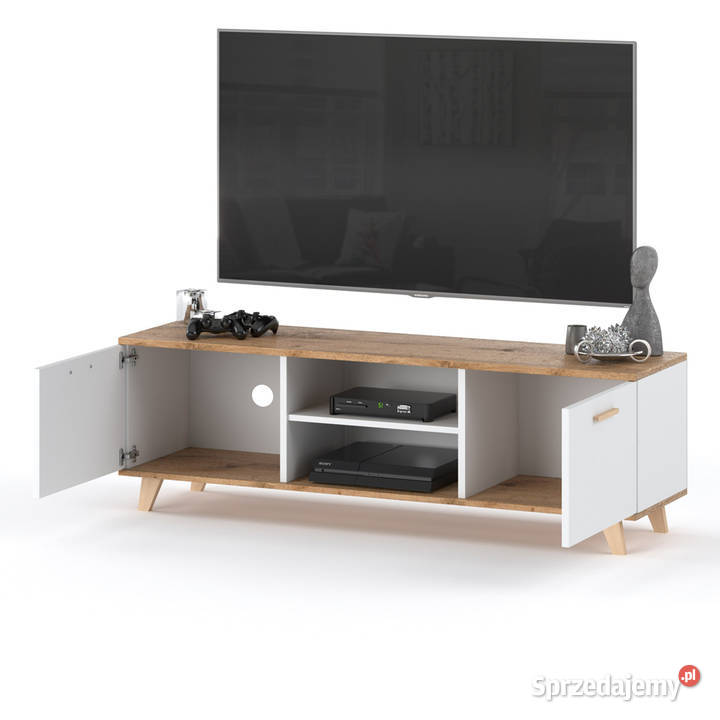 Komoda Skandynawska Rtv Olivier 138 Pojemna 40cm warmińsko-mazurskie