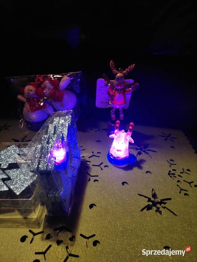 Zestaw ozdób świątecznych renifer bałwan choinka Wrocław