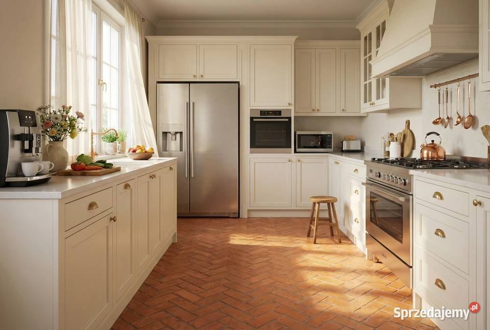 Płytki z cegły na podłogę Historic Loft Warszawa