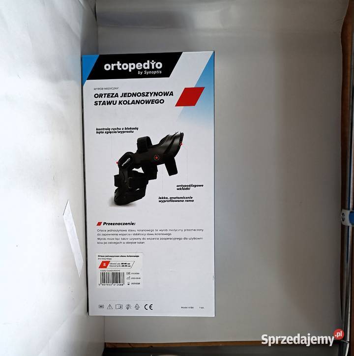 Orteza jednoszynowa Ortopedio aluminiowa kolano Bełchatów