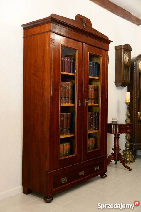 BIBLIOTEKA SECESYJNA 1920r RENOWACJI SYGNOWANA Nysa