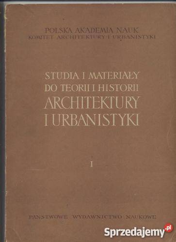 Studia i materiały do teorii i historii Pozostałe Szczecin sprzedam