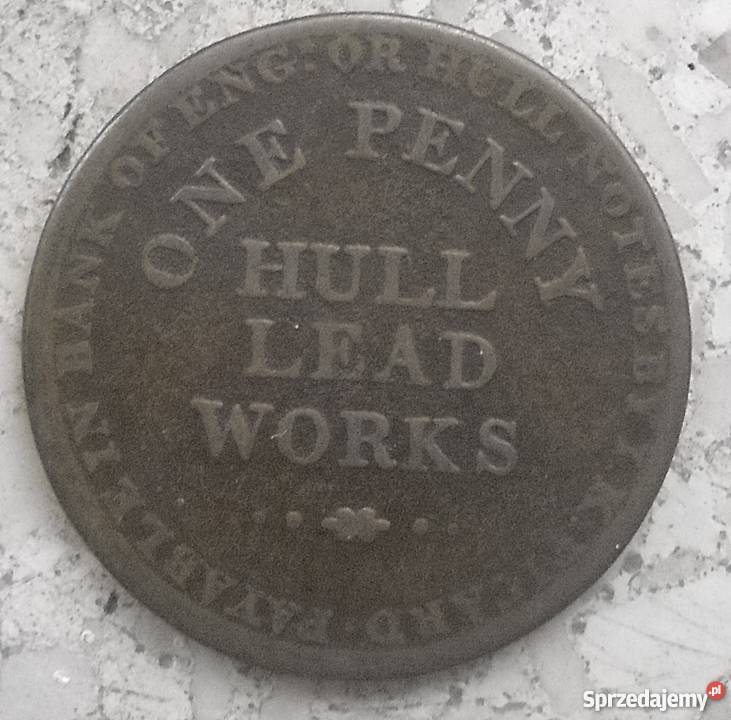 ANGLIAONE PENNYHULL LEAD WORKS1812 rFABRYKA mazowieckie sprzedam