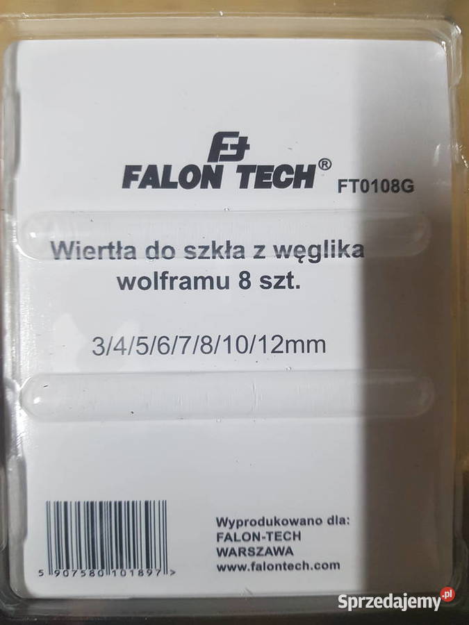 Wiertło8 sztukzestaw do szkła z węglika wolframu wielkopolskie Głogowa