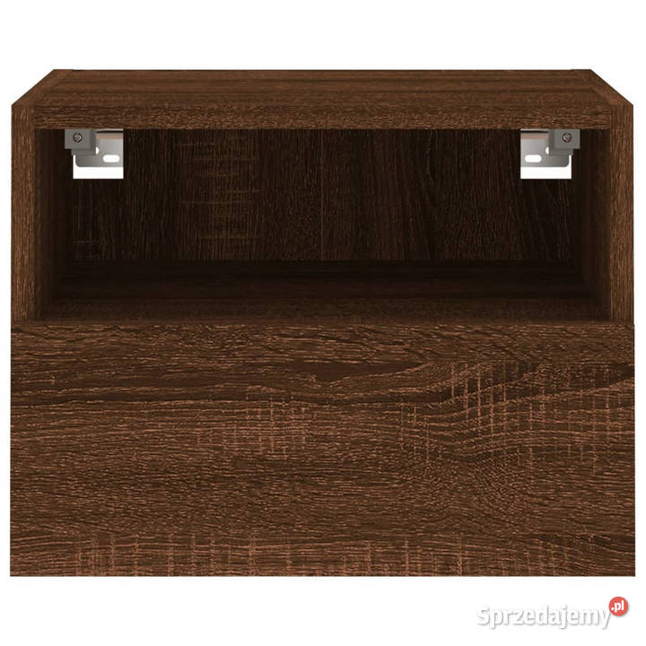 Ścienna szafka TV brązowy dąb 40x30x30 WM836852 Warszawa