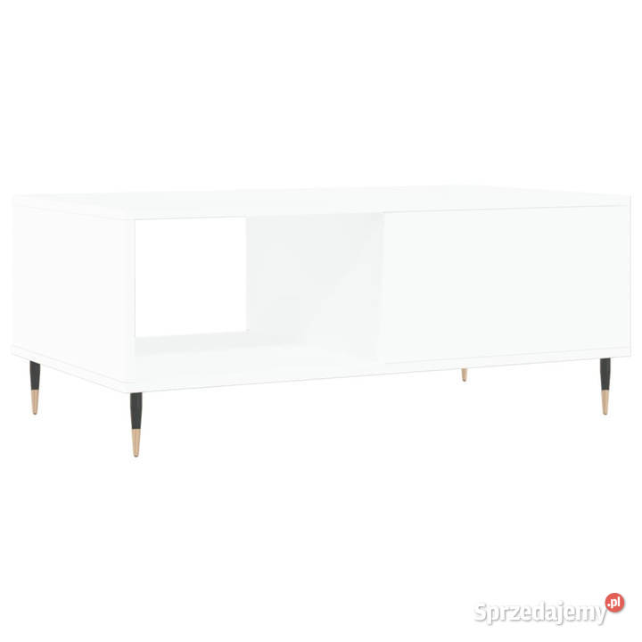 Stolik kawowy biały 90x50x365 materiał mazowieckie Warszawa