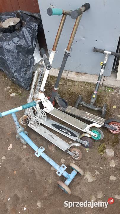 Hulajnogi 5 do naprawy na części Rolki, wrotki i hulajnogi Lublin