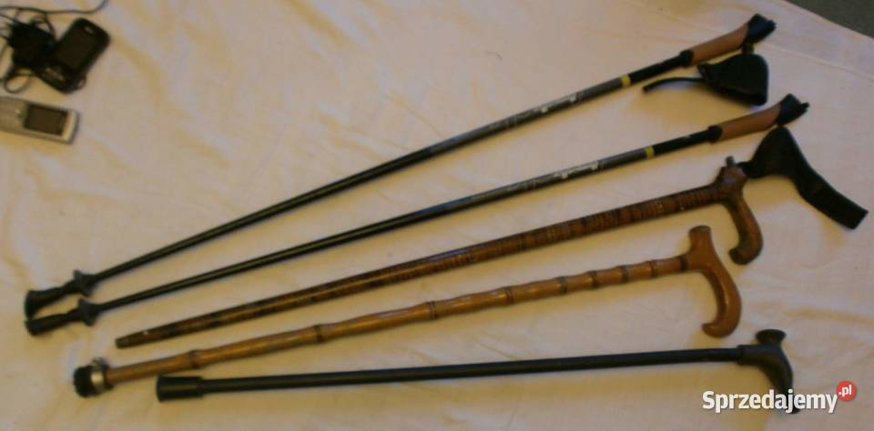 3 Laski i 2 Kijki spacerowe do Nordic Walking