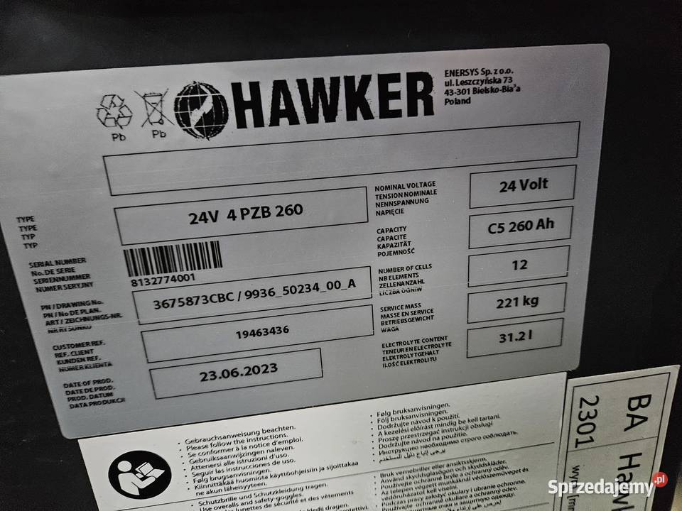 Używany wózek elektryczny BT SWE 140 udźwig 1400 Jelcz-Laskowice