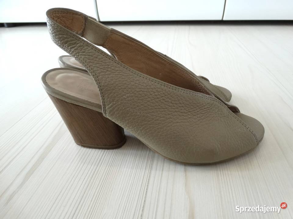 Buty Sandały Skórzane Skóra Naturalna Kolor Łomża sprzedam